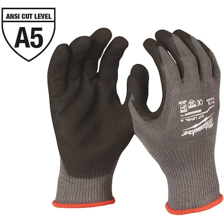 Milwaukee Tool XX-Large Gray Nitrile Level 5 Cut Resistant Dipped Work Gloves 48-22-8954